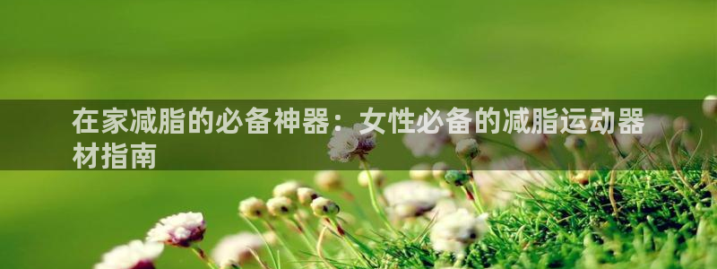 意昂3官方：在家减脂的必备神器：女性必备的减脂运动器