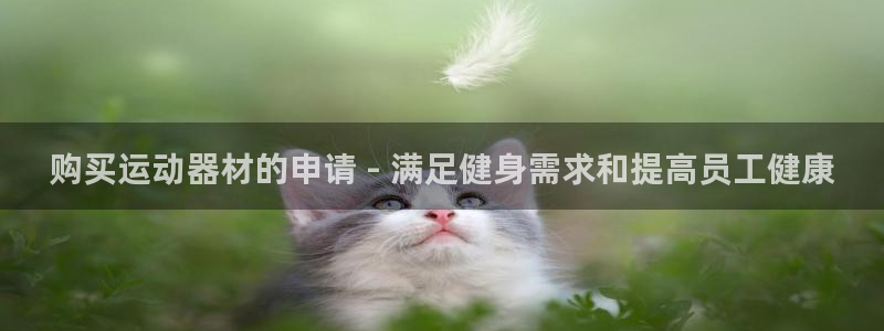 意昂3娱乐平台：购买运动器材的申请 - 满足健身需求